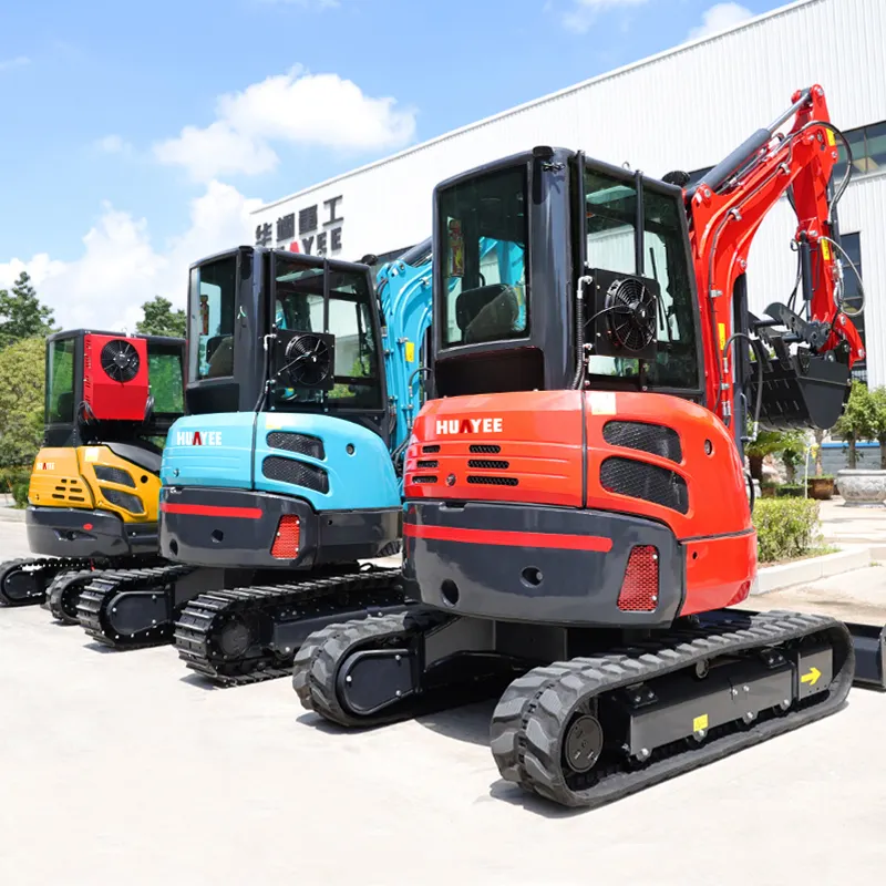 FREE SHIPPING Mini Excavator 3.5 Ton EPA Farm Used New Crawler Digger Kubota Engine Small Excavators 1 ton 2 ton Machine Prices