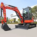 FREE SHIPPING Mini Excavator 3.5 Ton EPA Farm Used New Crawler Digger Kubota Engine Small Excavators 1 ton 2 ton Machine Prices