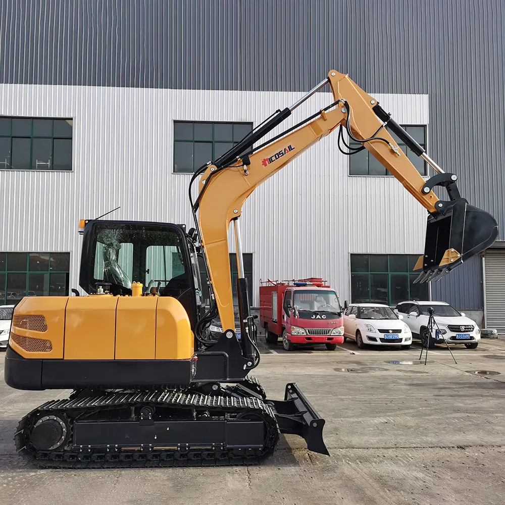 5 Ton 6 Ton Excavator Mini Excavator Prices with Side Swing Function