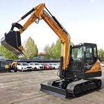 5 Ton 6 Ton Excavator Mini Excavator Prices with Side Swing Function