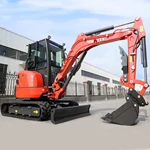 FREE SHIPPING Mini Excavator 3.5 Ton EPA Farm Used New Crawler Digger Kubota Engine Small Excavators 1 ton 2 ton Machine Prices