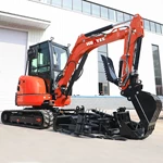 FREE SHIPPING Mini Excavator 3.5 Ton EPA Farm Used New Crawler Digger Kubota Engine Small Excavators 1 ton 2 ton Machine Prices